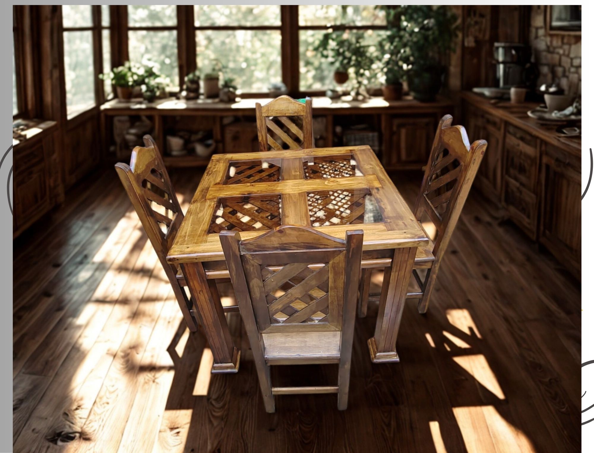 comedor estilo celosia